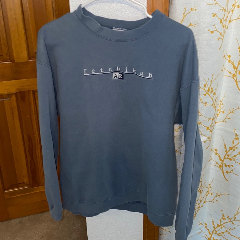 Used blue sweatshirt